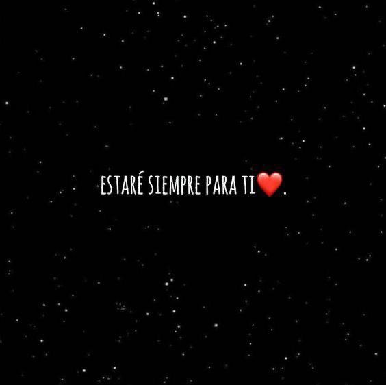 Frase sobre fondo de color: Estaré siempre para ti.