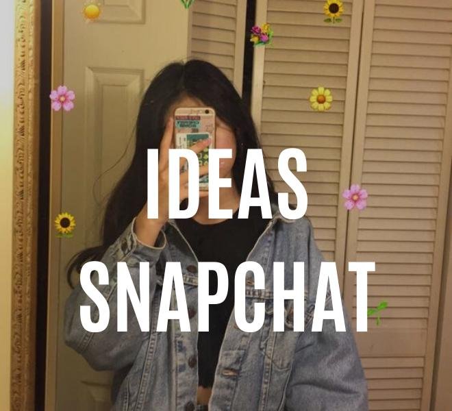 15 ideas para tus fotos y filtros de Snapchat