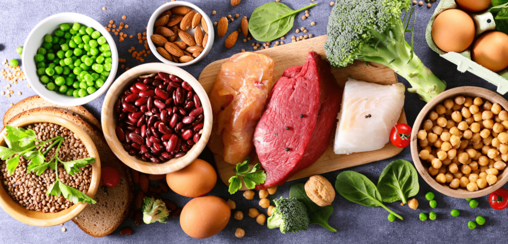 Ilustración sobre hábitos de alimentación saludable