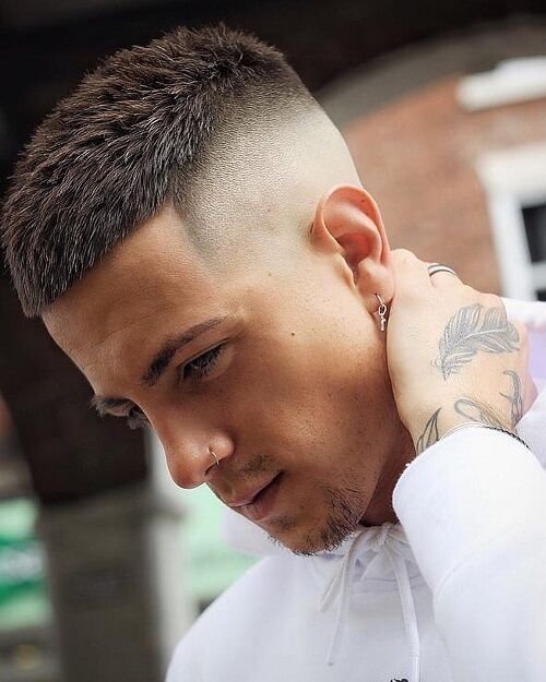 Corte de cabello masculino: Corte Crew