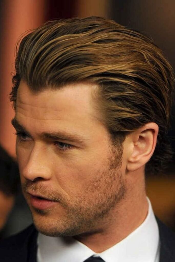 Corte de cabello masculino: Corte Slick Back