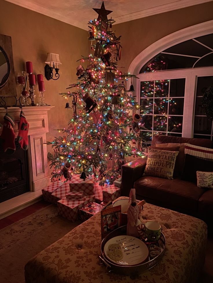 Árbol de Navidad: Adornos de Tela