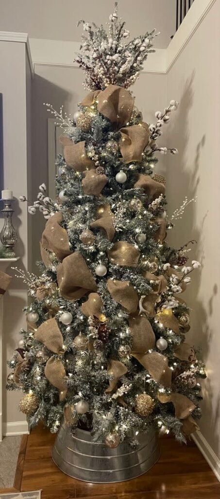 Árbol de Navidad: Estilo Rústico