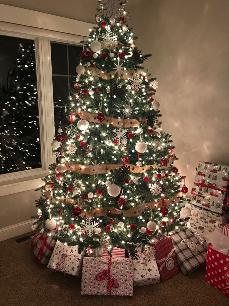 Árbol de Navidad: Adornos de Tela