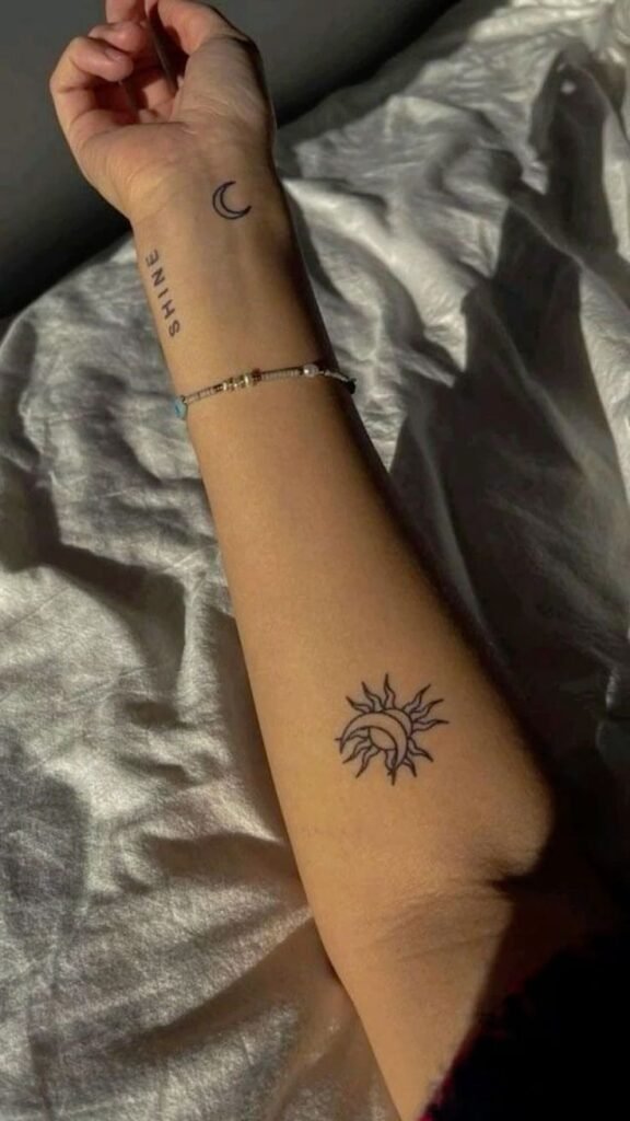 Tatuaje minimalista: Líneas y Formas Geométricas