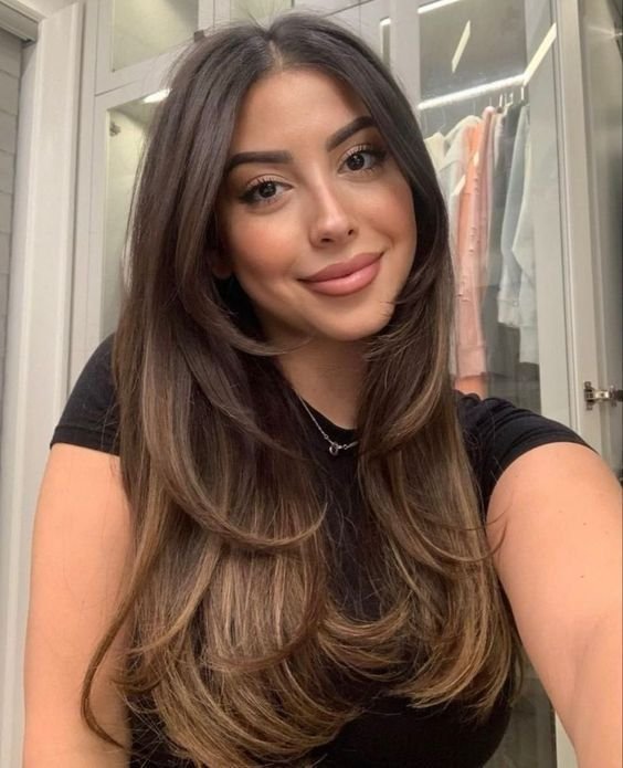 Corte de pelo de mujer: Capas Desfiladas para Cabello Largo