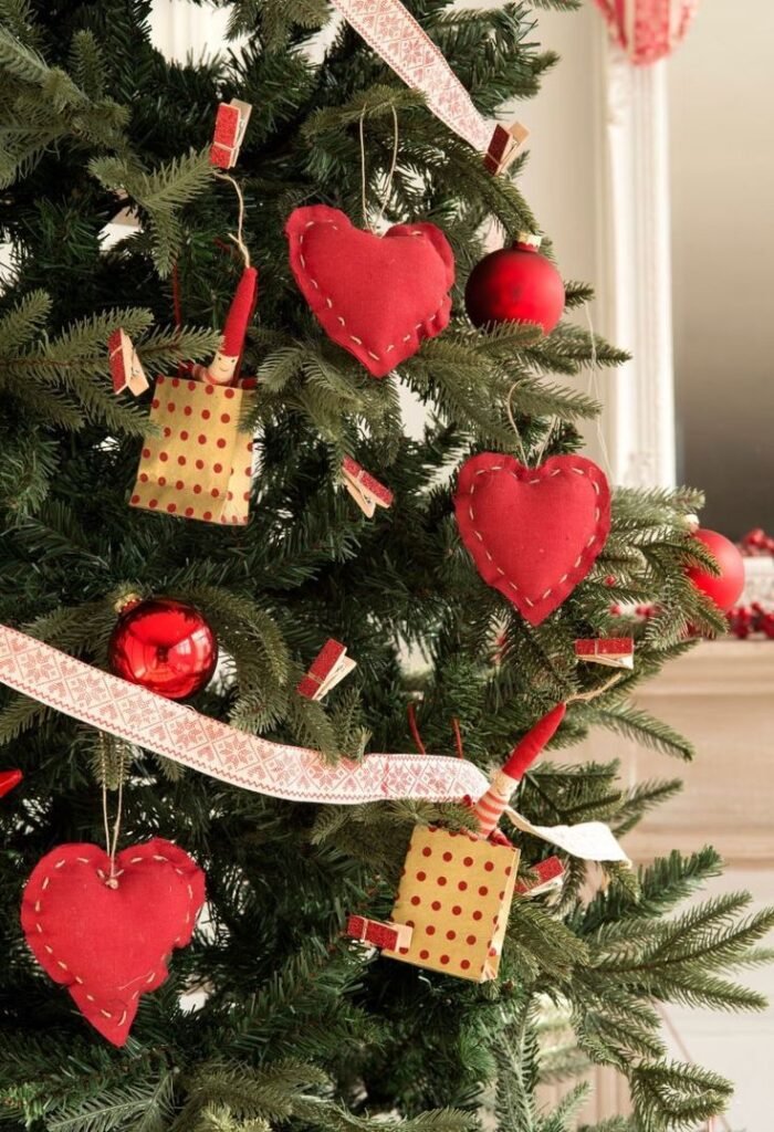 Árbol de Navidad: Adornos de Tela