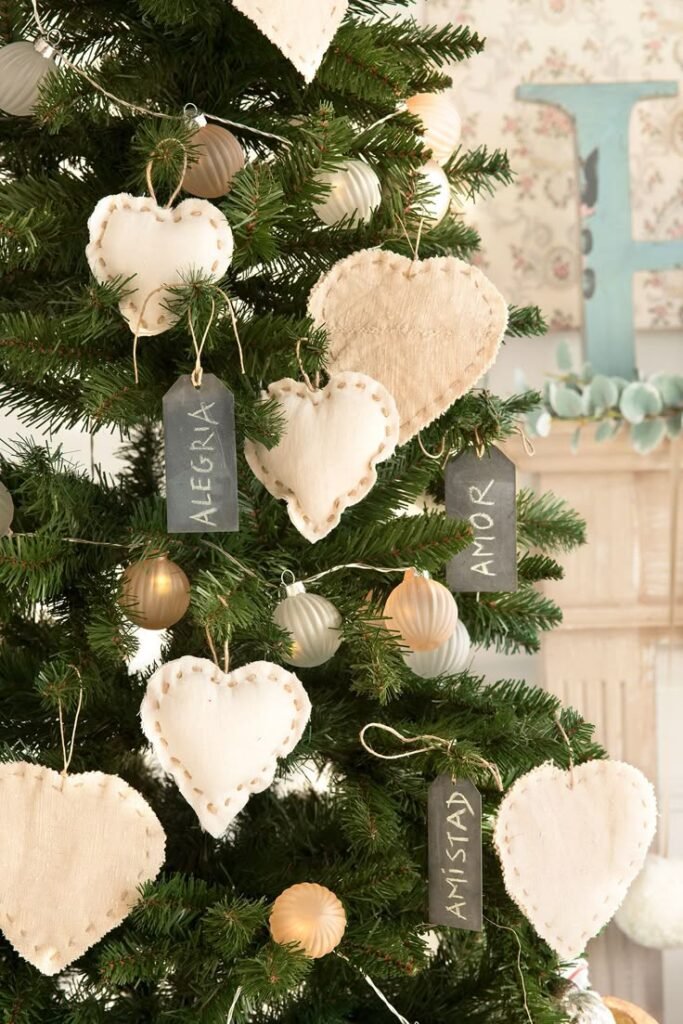 Árbol de Navidad: Adornos de Tela