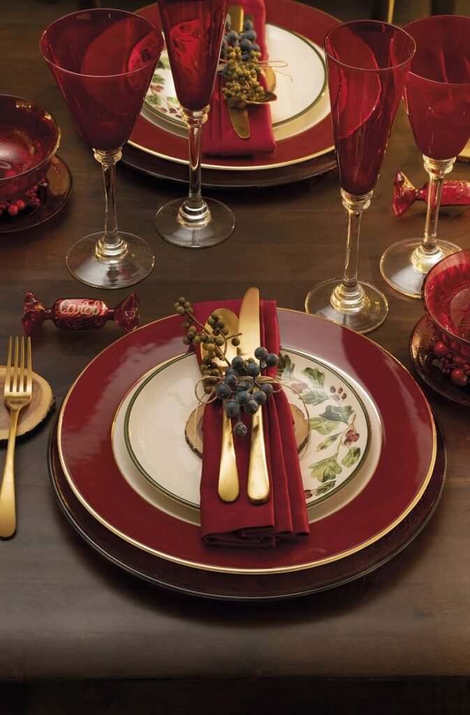 Decoración navideña: Comedor: