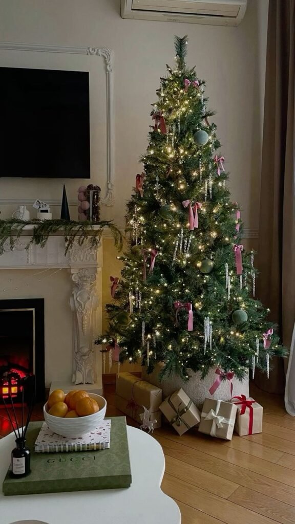 Árbol de Navidad: Adornos de Tela