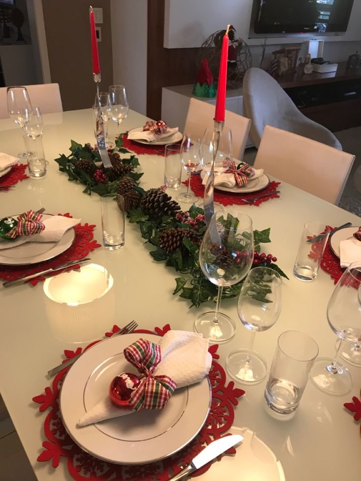 Decoración navideña: Comedor:
