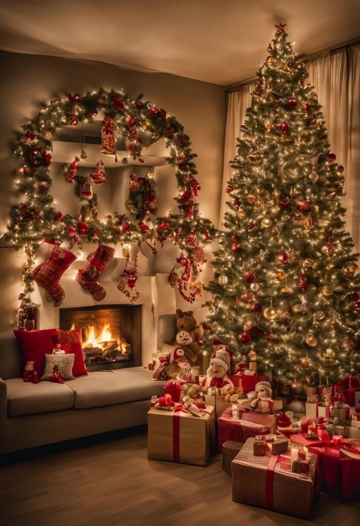 Árbol de Navidad: Adornos de Tela