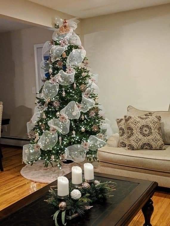Árbol de Navidad: Arbolitos con cintas