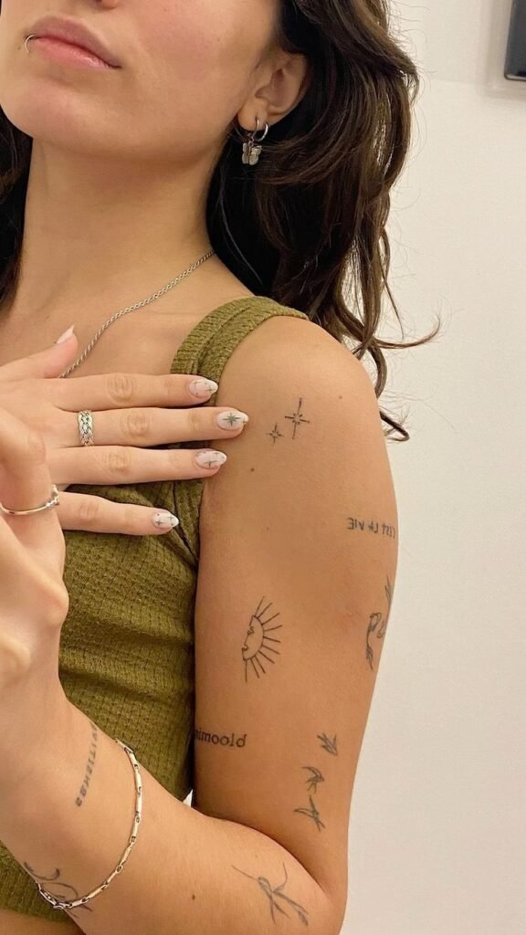 Tatuaje minimalista: Símbolos Pequeños