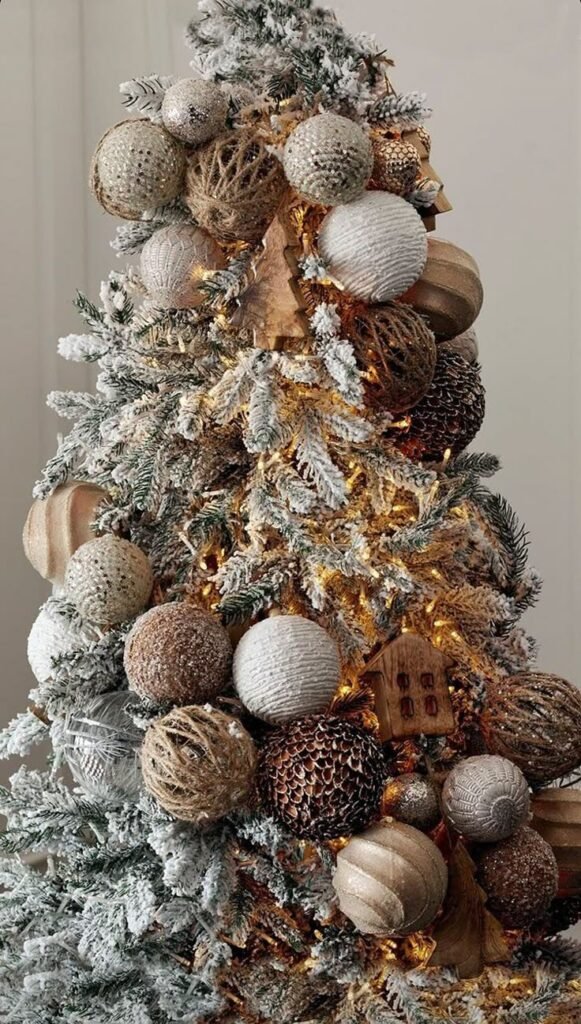 Árbol de Navidad: Estilo Rústico