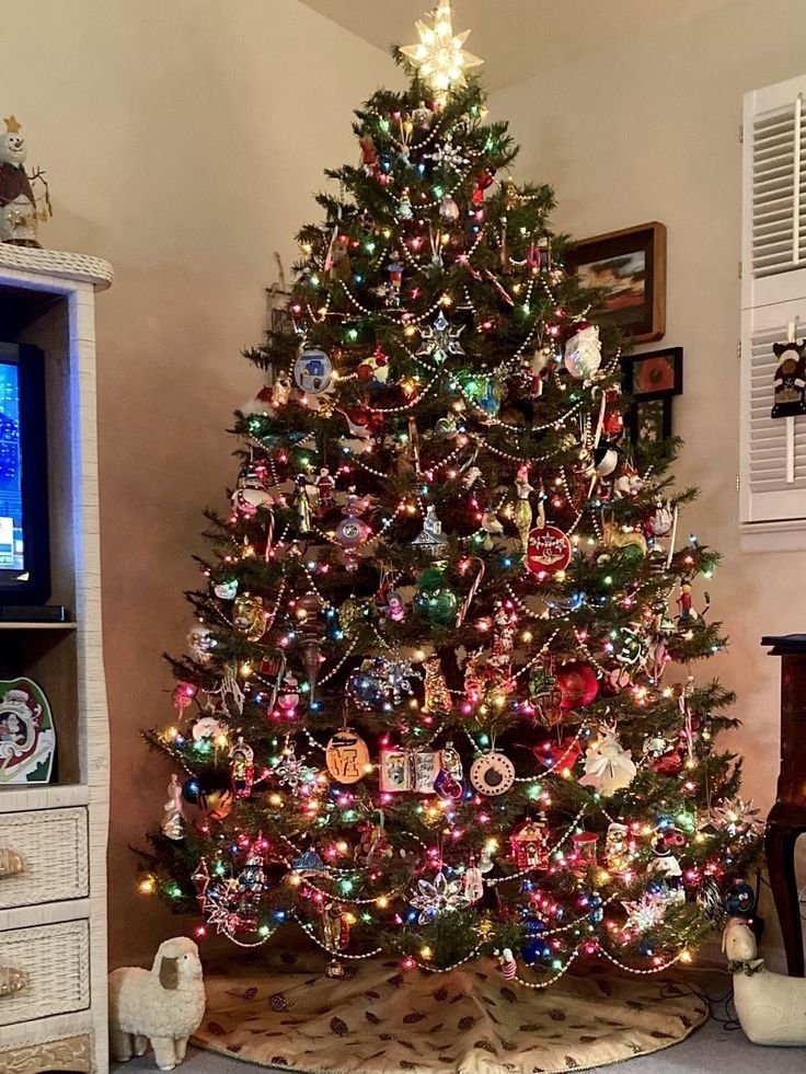 Árbol de Navidad: Adornos de Tela