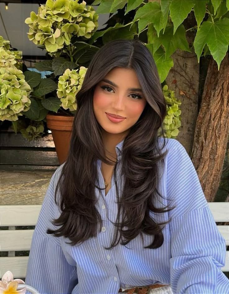 Corte de pelo de mujer: Capas Desfiladas para Cabello Largo