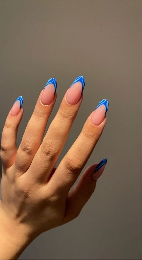 French azul metalizado