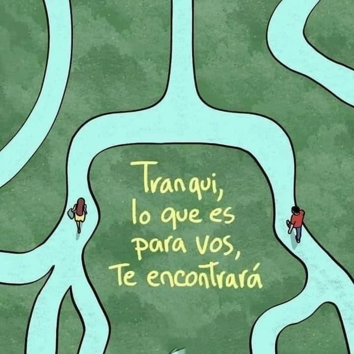 Ilustración de caminos con una frase sobre lo que está destinado