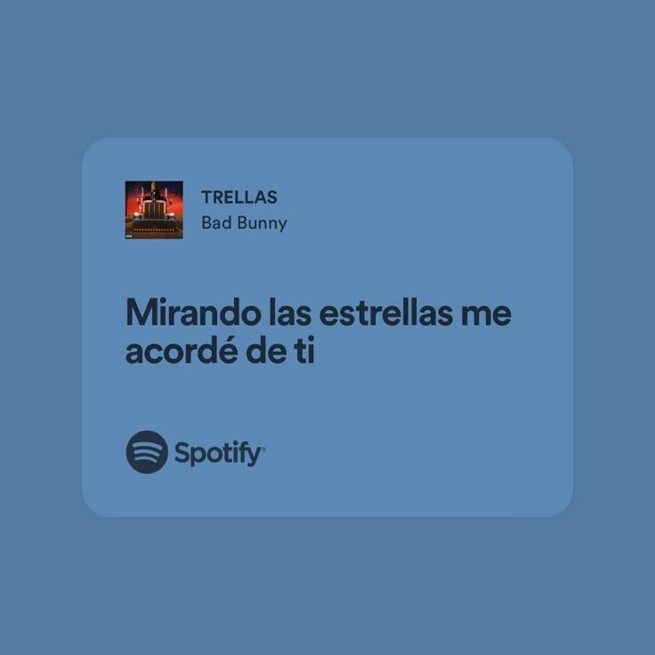 Captura de Spotify con la letra de una canción