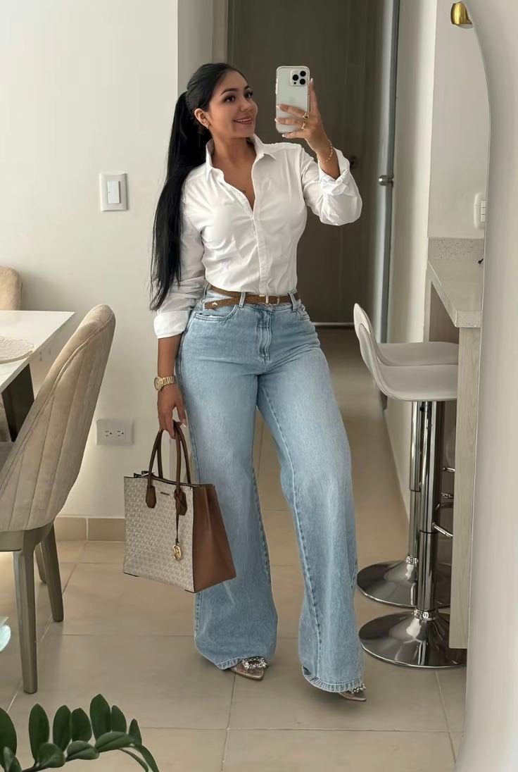 Outfits casuales con jeans para el día a día