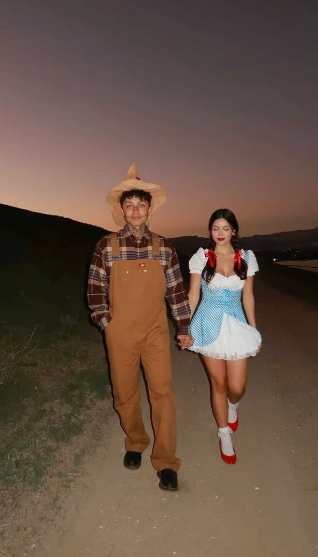 Disfraz de pareja para Halloween: Dorothy y el Espantapájaros, El mago de Oz