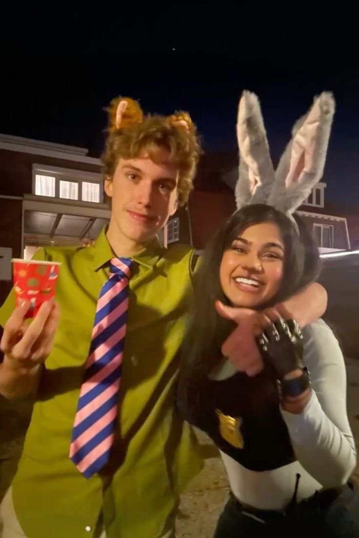 Disfraz de pareja para Halloween: Judy y Nick, Zootopia