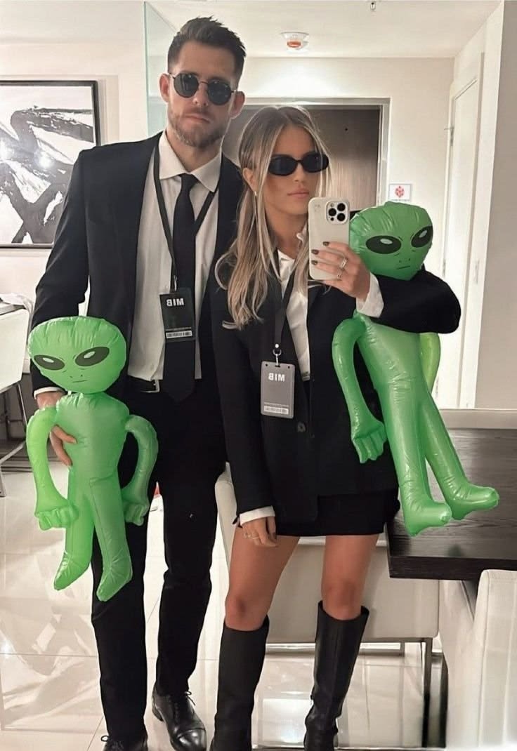 Disfraz de pareja para Halloween: Agentes de Men in Black