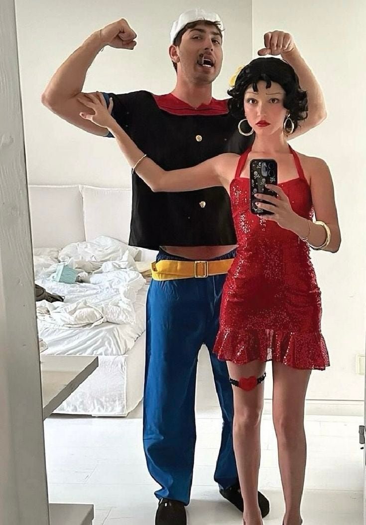 Disfraz de pareja para Halloween: Popeye y Olivia