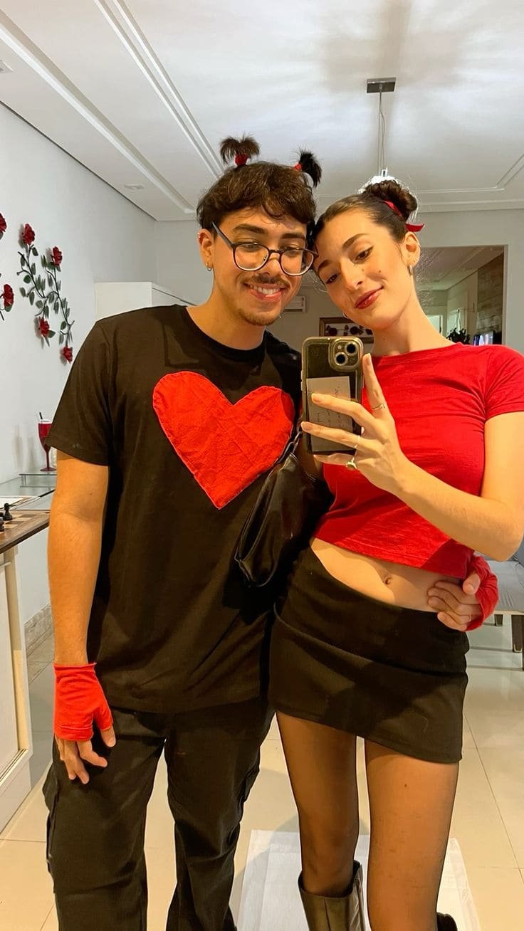 Disfraz de pareja para Halloween: Pucca y Garu