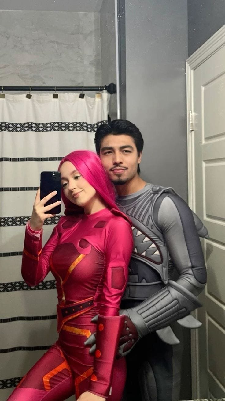 Disfraz de pareja para Halloween: Sharkboy y Lavagirl