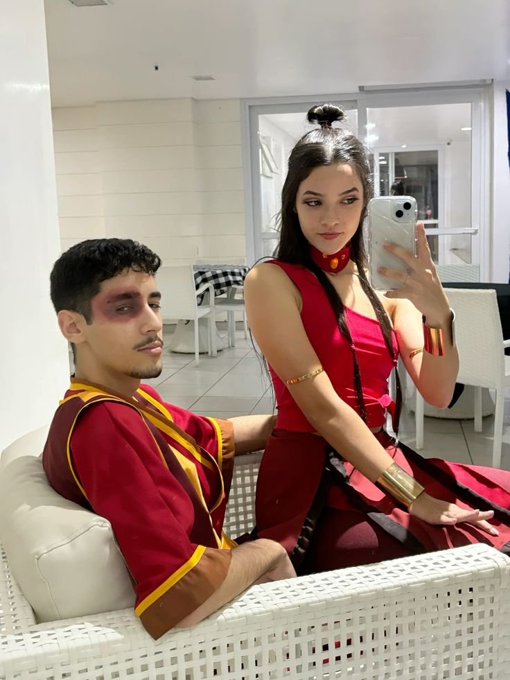 Disfraz de pareja para Halloween: Zuko y Katara, Avatar