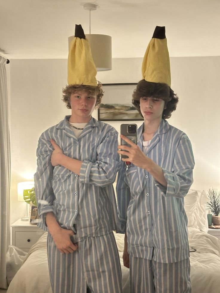 Disfraz de Halloween para hombre: Bananas en pijama