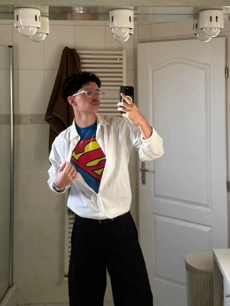 Disfraz de Halloween para hombre: Clark Kent