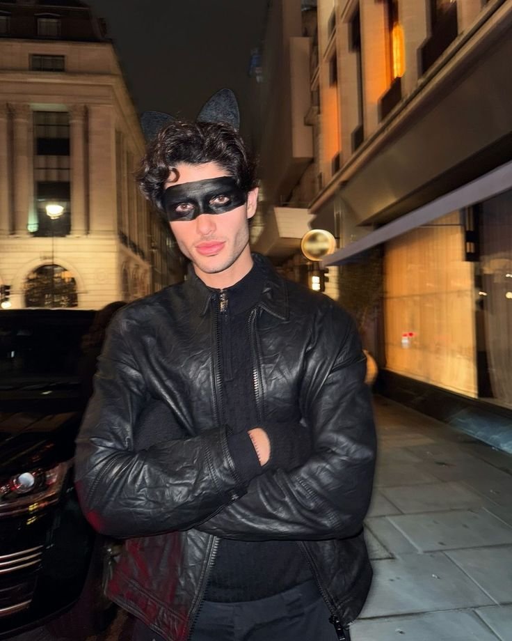 Disfraz de Halloween para hombre: Gato negro
