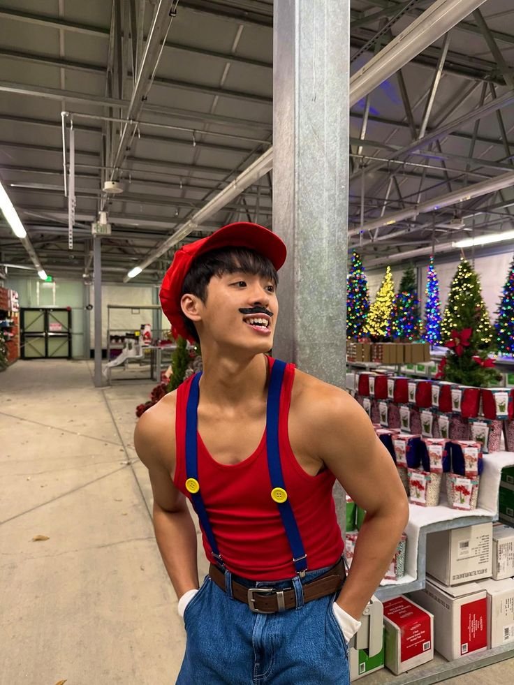 Disfraz de Halloween para hombre: Mario